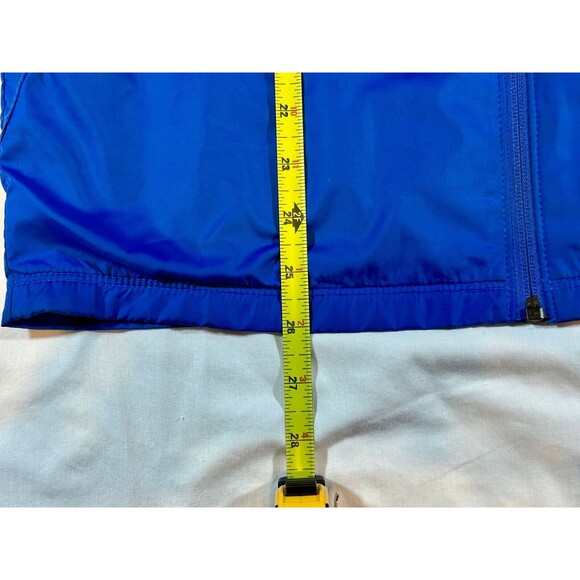Nike Windbreaker Boys XL Blue Full Zip Mock Neck 100 Recycled Polyester - Picture 5 of 7